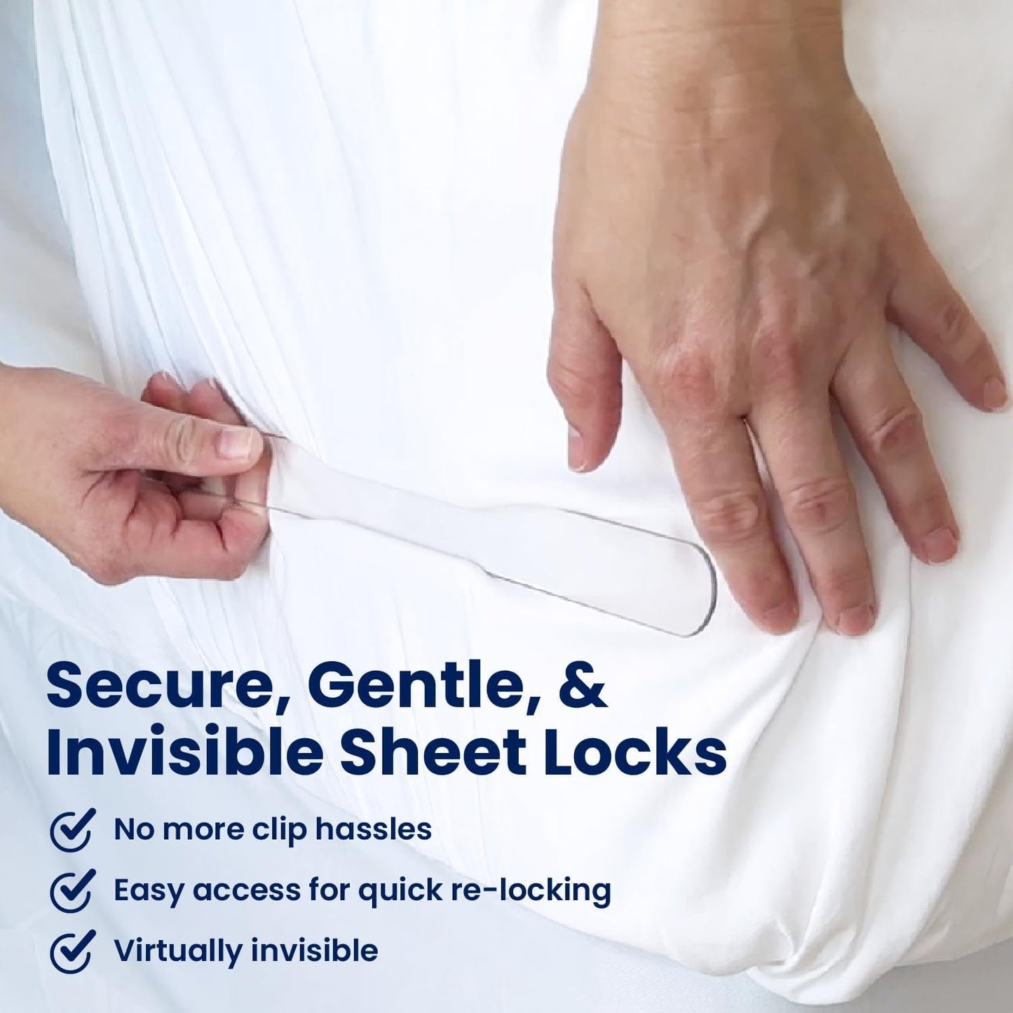 SleepEase™ LockPro Bed Sheet Holders