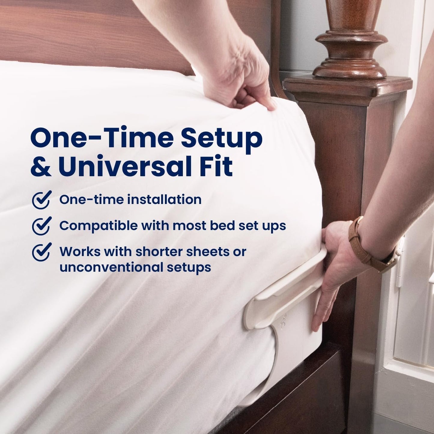 SleepEase™ LockPro Bed Sheet Holders